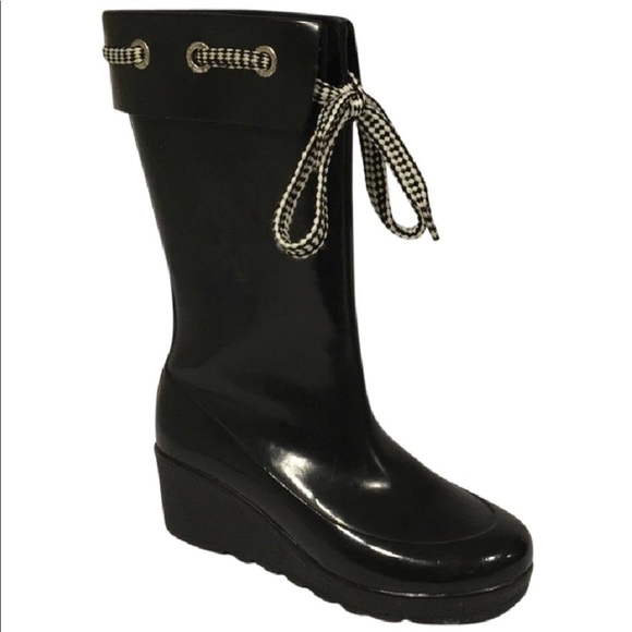 sperry wedge rain boots